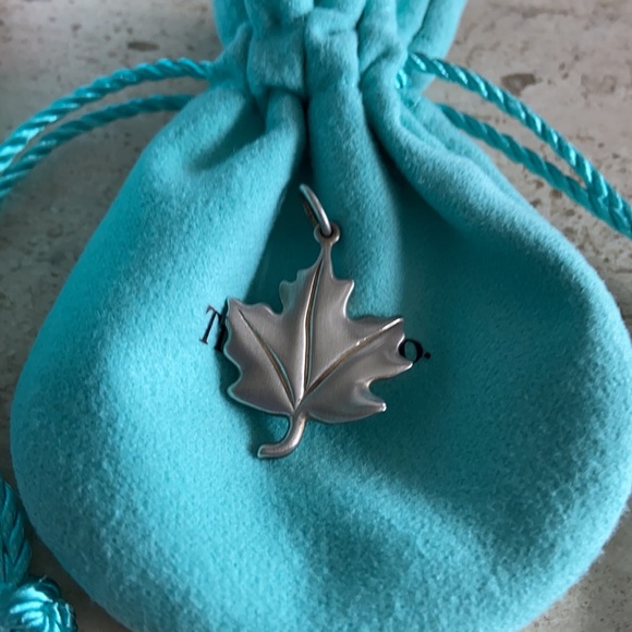 Tiffany & Co. Jewelry - Tiffany & Co. Sterling silver maple leaf charm